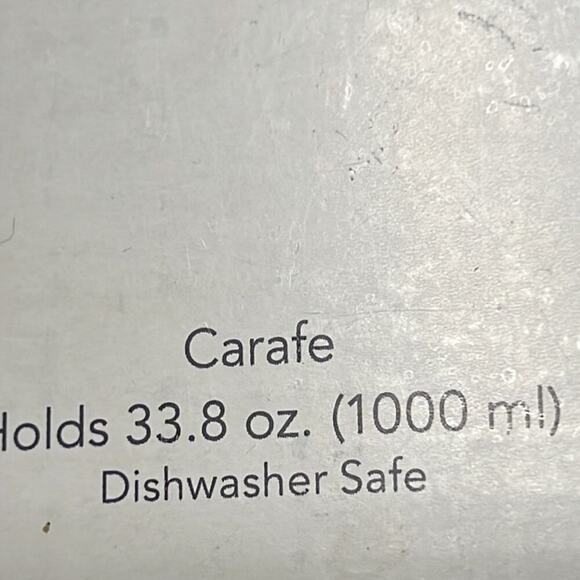 NWT MIKASA CARAFE FINE EUROPEAN LEAD -FREE CRYSTAL.‎ - Picture 8 of 8